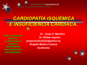Cardiopatia Isquemica e Insuficiencia Cardiaca (ppt)