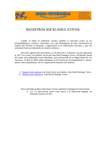 Registros socio-educativos