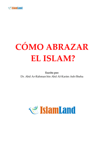 CÓMO ABRAZAR EL ISLAM?