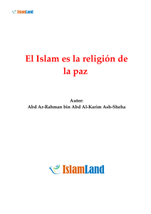 El Islam es la religión de la paz Autor: