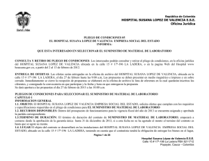 PLIEGO DE CONDICIONES 05 SUMINISTRO DE MATERIAL DE LABORATORIO FEB 2013.docx