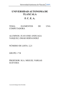 UNIVERSIDAD AUTONOMA DE TLAXCALA F. C. E. A.