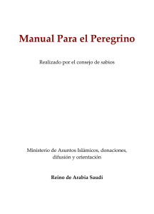 Manual Para el Peregrino Ministerio de Asuntos Islámicos, donaciones, difusión y orientación
