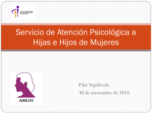 Servicio de Atención Psicológica a Hijas e Hijos de Mujeres Pilar Sepúlveda