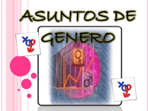 ASUNTOS DE GENERO DIAPOSITIVAS