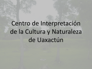 Fortalecimiento de la cadena de valor de la actividad turística y ambiental en Uaxactún