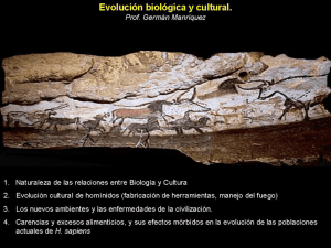 Evolución biológica y cultural