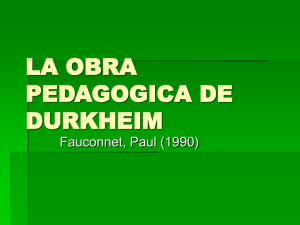 LA OBRA PEDAGOGICA DE DURKHEIM.ppt