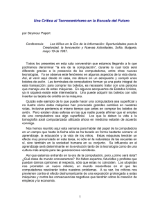 Una Critica al Tecnocentrismo en la Escuela del Futuro.doc