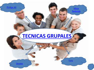 TECNICAS+GRUPALES