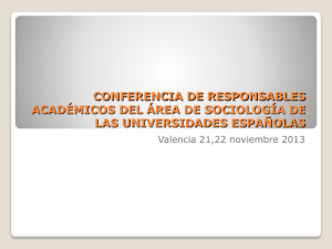 Propuesta sobre el Índice de Integración Social. Presentado por la profesora Constanza Tobío (UC3)