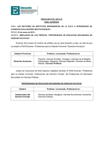 LOS  RECTORES  DE  INSTITUTOS  DEPENDIENTES ... 03 de marzo de 2015.- CIRCULAR Nº 02 / 2015 JC
