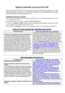 T TULO VI - evaluaci n del sistema educativo y disposiciones adicionales y transitorias .