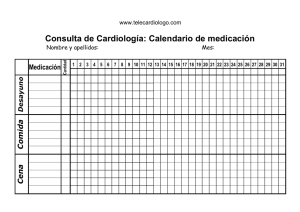 2.- Calendario de tratamiento