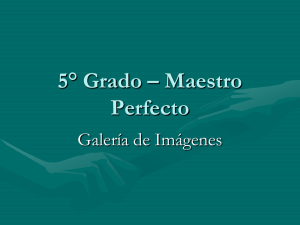 05º Grado - Maestro Perfecto - Galería de Imágenes