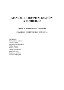 Manual de Hospitalización a domicilio