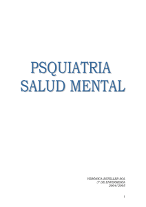 Psiquiatría - Salud Mental