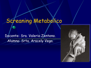 Screaning Metabolico