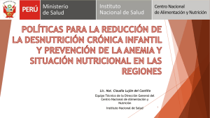 Lic. Nut. Claudia Luján del Castillo Centro Nacional de Alimentación y Nutrición