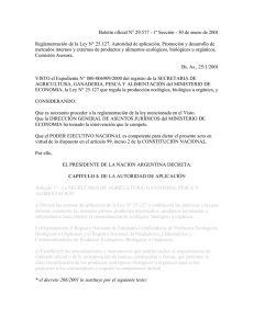 Decreto 97/2001
