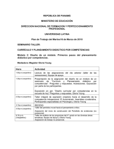 Plan de trabajo Miércoles 17 marzo 2010 TURNO VESPERTINO Módulo 2 doc.doc