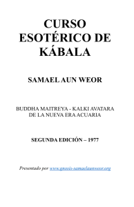 1969 Samael Aun Weor Curso Esoterico de Kabala