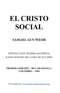1964 Samael Aun Weor El Cristo Social