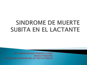 Sind Muerte Súbita Lactante - Dr APF 2012 12 11
