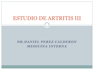 ESTUDIO DE ARTRITIS III