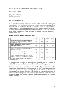 Click aquí para descargar todos los resultados de la Encuesta Médica Nacional realizada en 2006 por Equipos Mori.