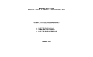 CLASIFICACIÓN DE LAS COMPETENCIAS PARA TALLER 4-8 DE ENERO.doc