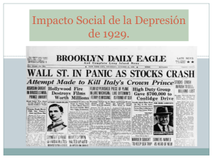 Impacto Social de la Depresión de 1929 - copia