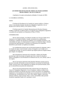 Resolución sobre Derechos de Todos los Trabajadores Migratorios y sus Familiares 04/06/2002