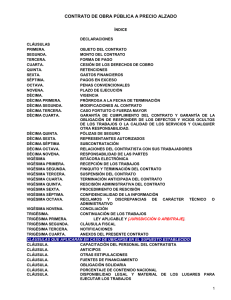 II MODELO DE CONTRATO INSTITUCIONAL OBRA PÚBLICA PRECIO ALZADO (23 MARZO 2012)  