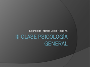 III Clase Psicología General