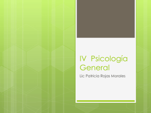 IV  Psicología General