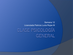 Clase Psicología General 12