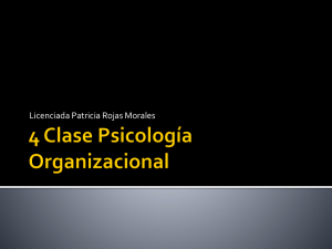 4 clase psicologia organizacional