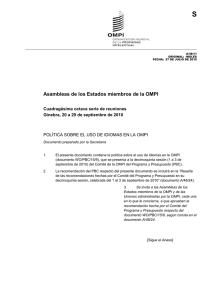 S Asambleas de los Estados miembros de la OMPI