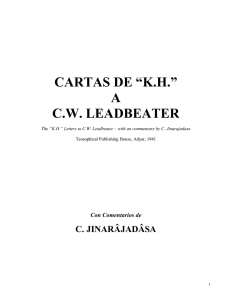 Cartas De Kh A Cw Leadbeater