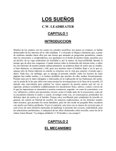 LOS SUEÑOS C.W. LEADBEATER CAPITULO 1 INTRODUCCION