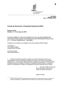 S Comité de Desarrollo y Propiedad Intelectual (CDIP)