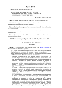 Decreto 29 del 2010