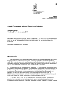 S Comité Permanente sobre el Derecho de Patentes