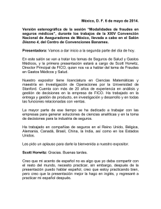 Versi&oacute;n estenogr&aacute;fica - Sesi&oacute;n - Modalidades de fraudes en seguros medicos