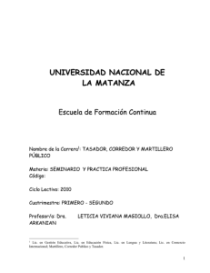 (COD. 0970) SEMINARIO DE PRACTICA PROFESIONAL