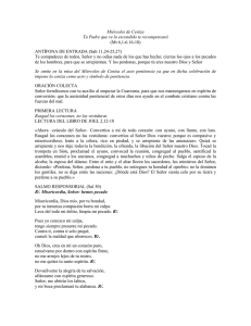 Miércoles de Ceniza Tu Padre que ve lo escondido te recompensará