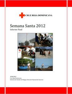informe final semana santa 2012