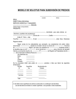 SOLICITUD DE CONSTANCIA DE TERMINACIÓN DE OBRA DIRECCIÓN 