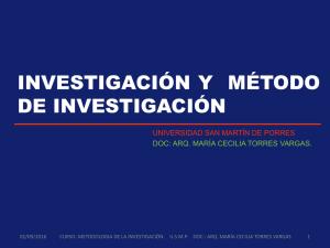 INVESTIGACIÓN METODO DE INVESTIGACION CLASES